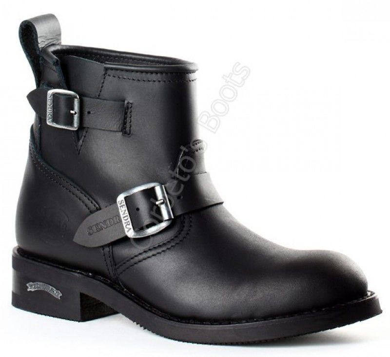 Mooie vrouw Mevrouw Kerel 2976 Carol Matebox Negro | Sendra unisex black leather engineer low boots -  Corbeto's Boots