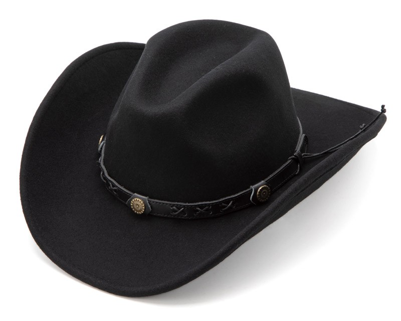 Sombrero cowboy negro