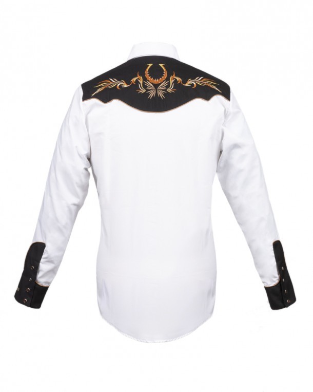 Cowboy embroidered shirt