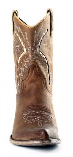 10231 Alma Floter Ours | Sendra ladies brown low cowboy boots