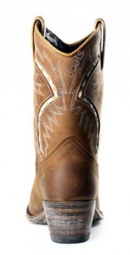 10231 Alma Floter Ours | Sendra ladies brown low cowboy boots