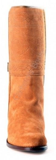 1322 Afelpado Cuero | Bota campera Valverde del Camino unisex piel girada marrón claro