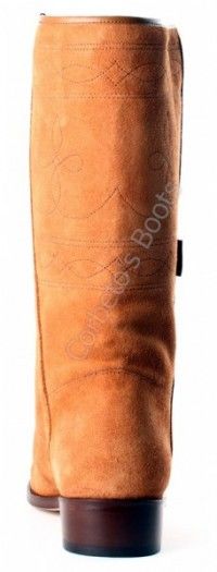 1322 Afelpado Cuero | Bota campera Valverde del Camino unisex piel girada marrón claro