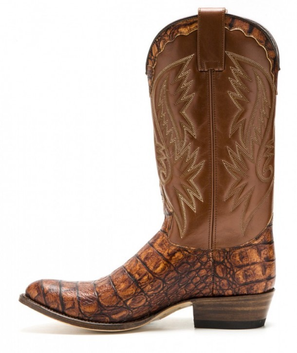 Boots Leather Midnight Brown Crocodile – Maison De Haj LLC