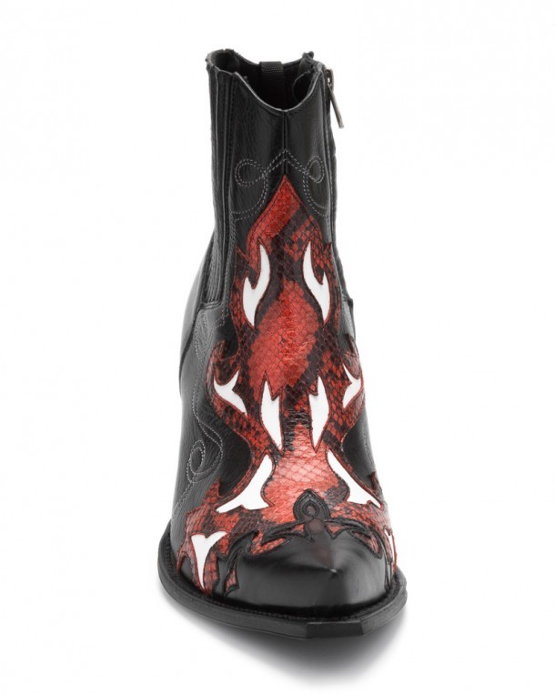 Botines mujer cowboy tacón alto