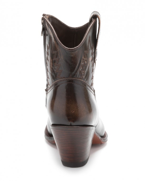 Stiletto heel cowgirl boots