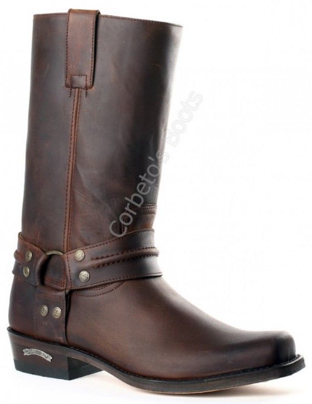 2380 Pete Sprinter 7004 | Bota biker Sendra unisex piel engrasada marrón