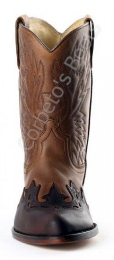 2560 Micky Sprinter Chocolate-Sprinter Tang | Sendra children combined brown leathers cowboy boots