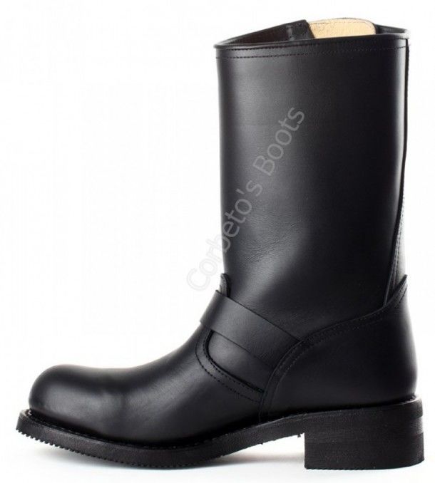 3396 Steel Matebox Negro | Sendra unisex black engineer boots with steel toe