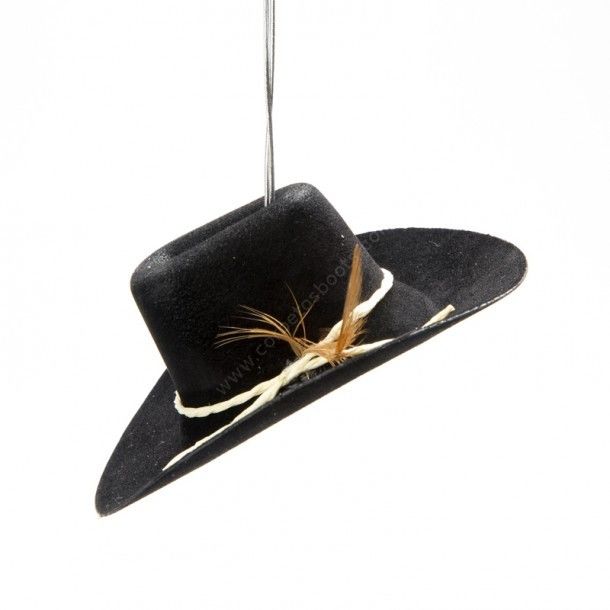 Black cowboy hat citrus perfume air freshener