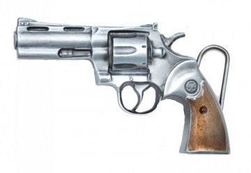 Hebilla cowboy revólver Smith & Wesson