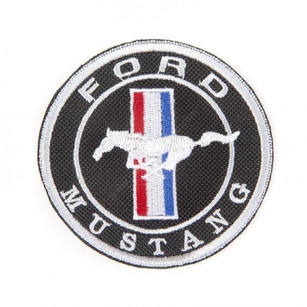 Ford Mustang logo embroidered patch