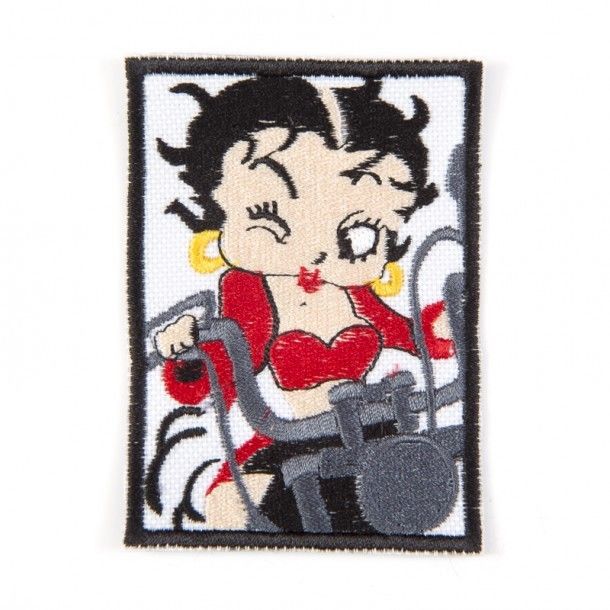 67-KM442 | Biker Betty Boop patch