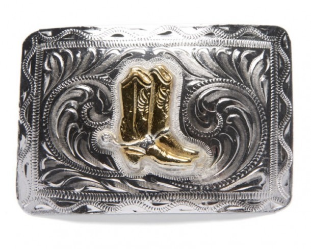 Imperial, Accessories, Imperial Hebillas Belt Buckle Mexico Cowboy Boots  Western 3d Pressed Metal