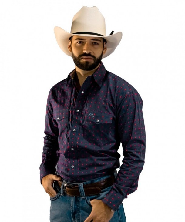 Mens western dress shirt