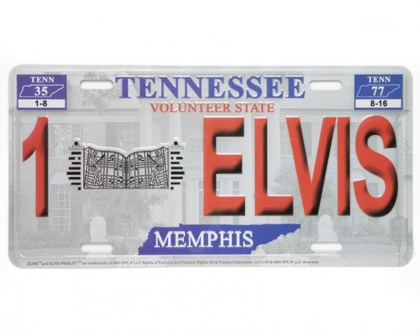 Tennessee State Elvis Presley license plate