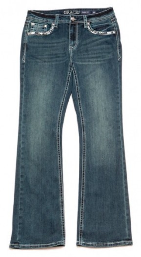 Wide leg ladies jeans