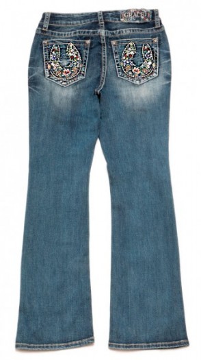 Line dancing ladies jeans gift