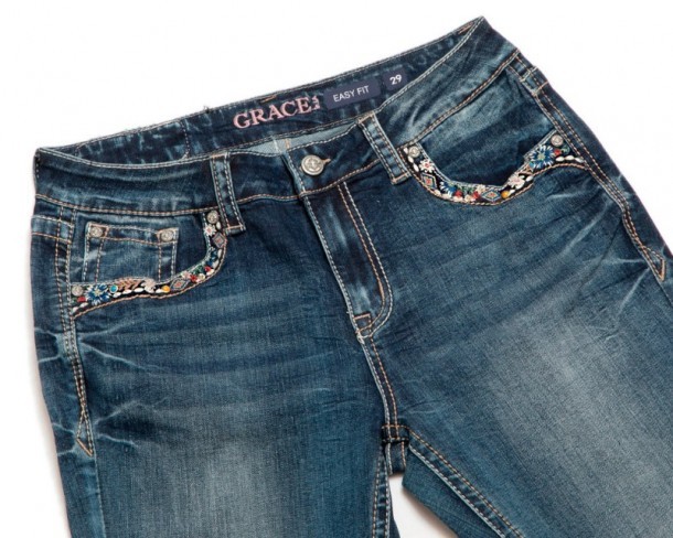 Petite size bootcut jeans