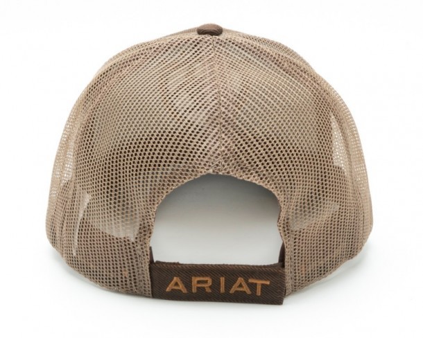 Gorra ariat marrón con rejilla disponible en Corbeto