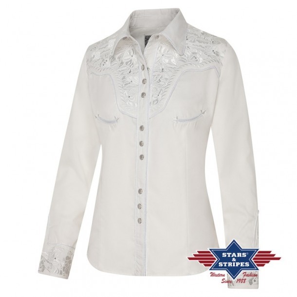 Camisa boda western mujer