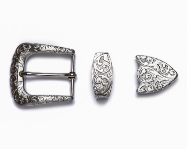 Cowboy buckles with matching end tip