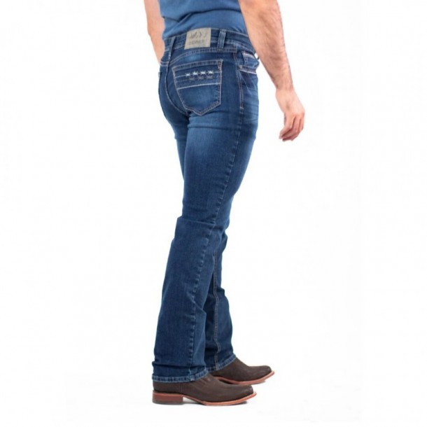 Mens cowboy style jeans