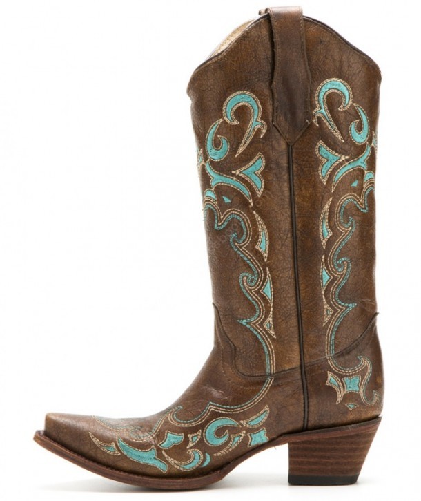Corral Red Cowhide Cowgirl Boots - Snip Toe – Dallas Wayne Boot