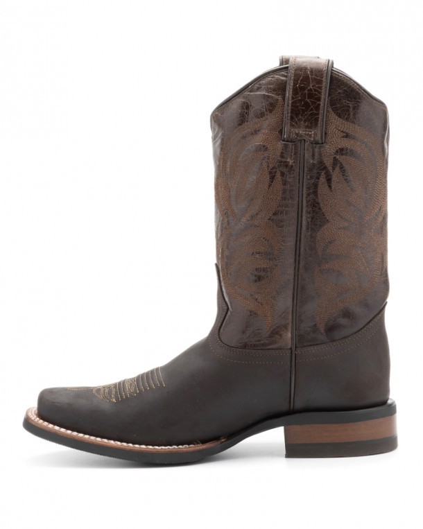 Square toe cowboy boots