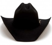 Corbeto's Boots, 50-SALLY Black, Sombrero cowboy Stars & Stripes fieltro  negro decorado con borda…