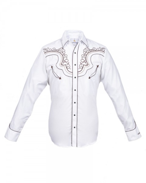 Camisa blanca charra Ranger