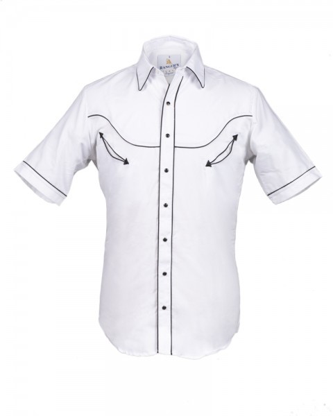 Camisa vaquera corta hombre