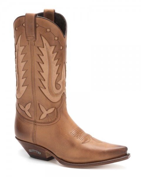 Narrow shaft women cowboy boots