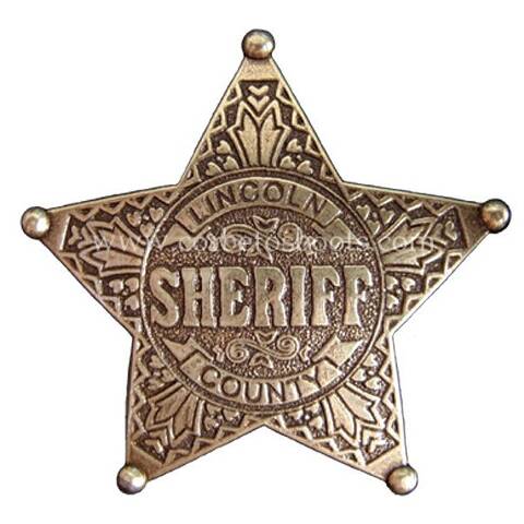 Estrella sheriff dorada Lincoln County