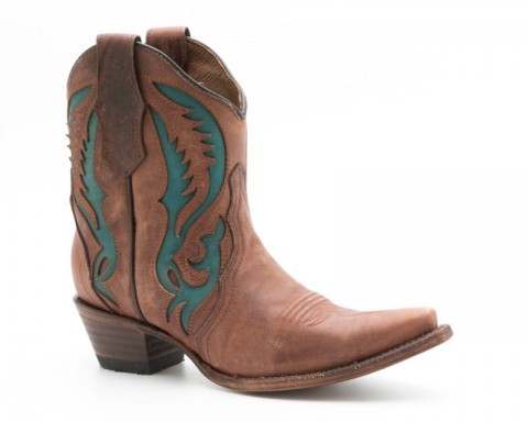 Women mexican cowboy booties