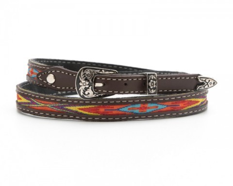 American Indian mosaic hatbands