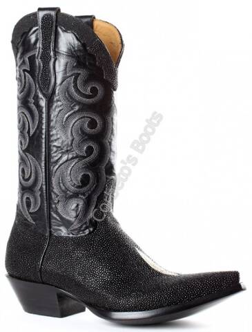 F. J. Sendra black stingray cowboy boots